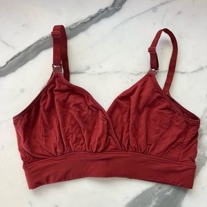 Storq nursing bra red pumping bra